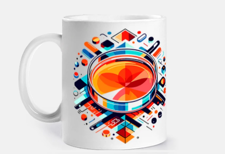 Cup artistic abstract petri dish