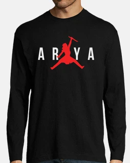 Arya stark air jordan t shirt tostadora