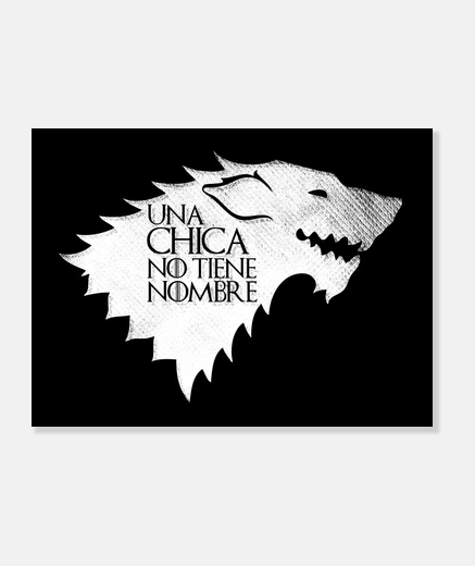 Lienzo Arya Stark Venganza Juego de Tronos