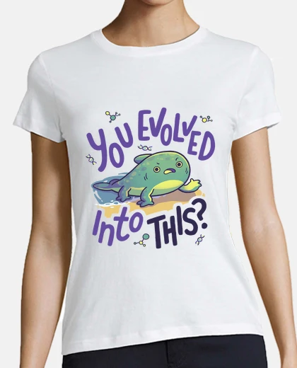 Tee-shirt as-tu évolué vers cette évolution de darwin