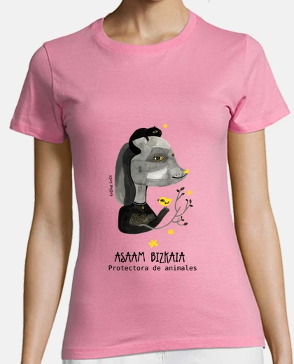 Camiseta Asaam Bizkaia modelo Mimosa