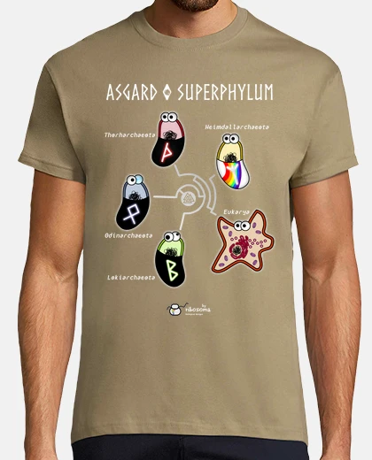 Camiseta Asgard ᛉᛒᛟᚦ (fondos oscuros)