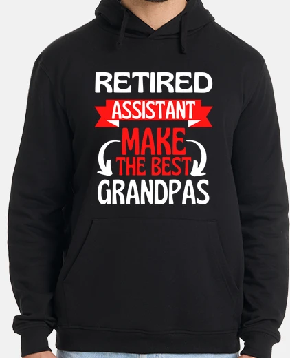 Sudadera asistente jubilado abuelo abuelo