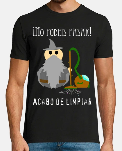 Tee-shirt aspirateur gandalf