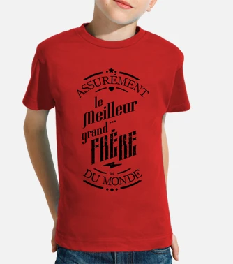 Tee shirt meilleur grand frere hot sale