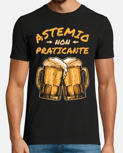 T-shirt Astemio non Praticante Birra Divertente