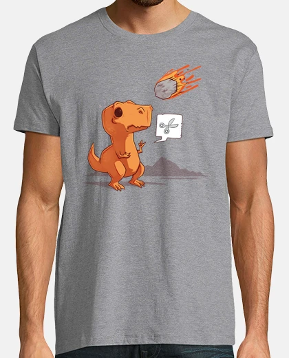 T-shirt asteroid paper scissors