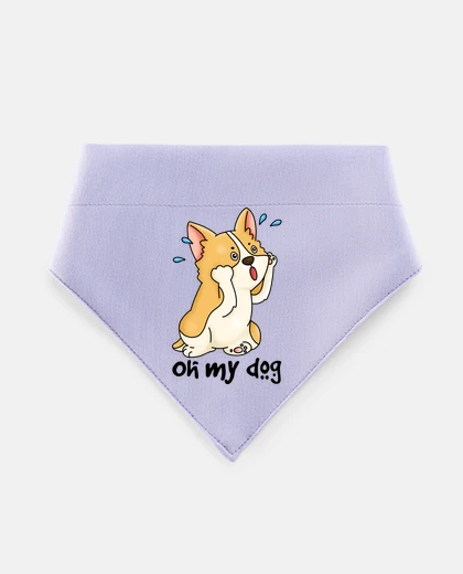 Mascotas astonished dog pun oh my god