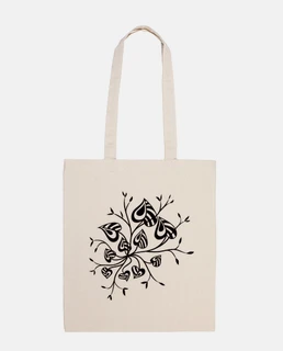 astratto fiore pointy foglie tatuaggio