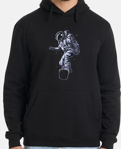 Sudadera Astronaut does tricks on his snowboard