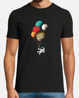 astronaut balloons t-shirt .