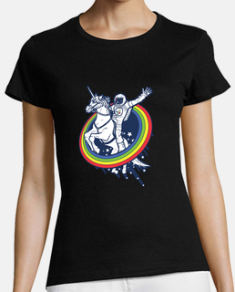astronaut riding a unicorn