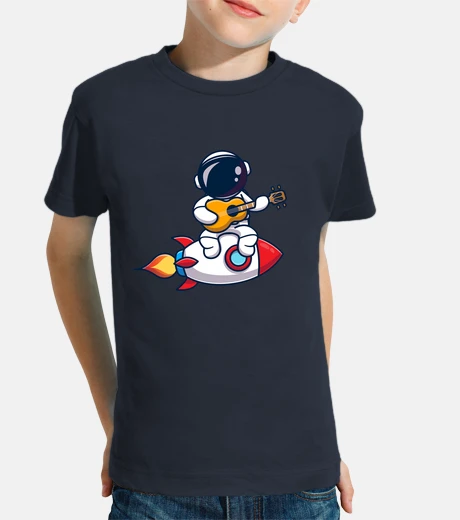 Ropa astronauta con guitarra