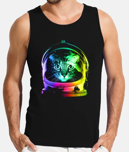 T-shirt astronauta gatto