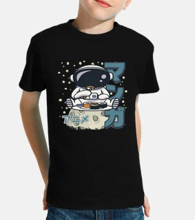 astronauta con sushi
