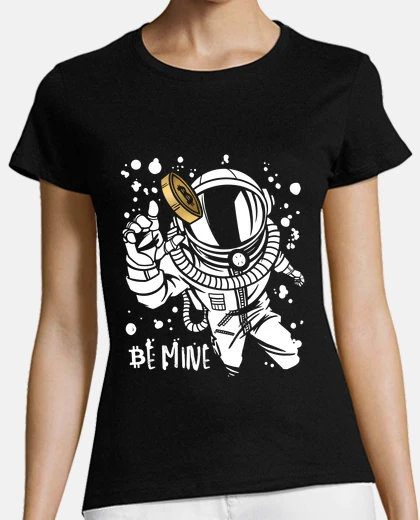 Tee-shirt astronaute bitcoin