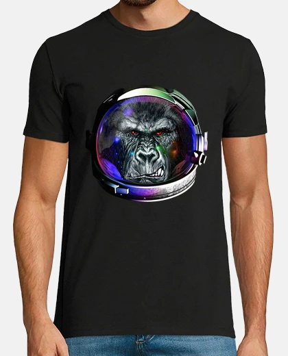 Tee-shirt astronaute gorille