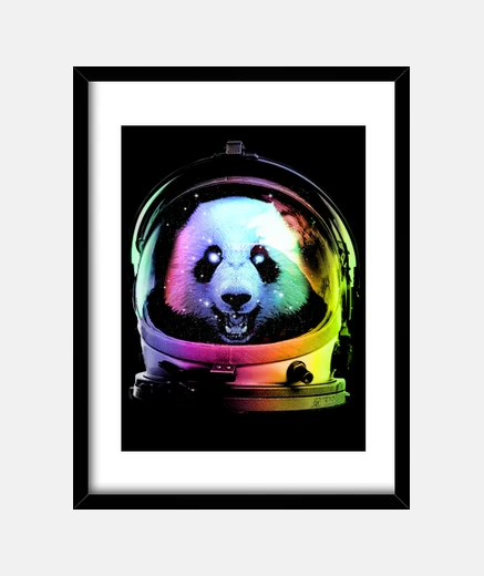 Cadre astronaute panda
