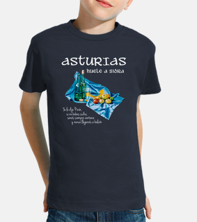 asturian cider dark background - short sleeve toddler t-shirt