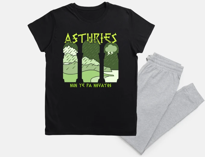 Pijama Asturies Nun Ye Pa Novatos
