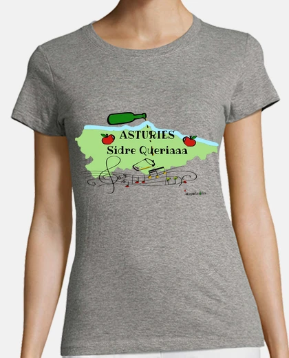 Tee-shirt asturies sidre voulait