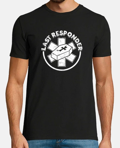 Camiseta ataúd de último respondedor
