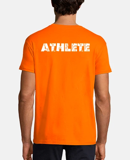 T-shirt ATHLETE | Uomo, manica corta, arancione, qualit&agrave; premium