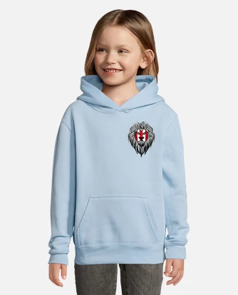 Sudadera para ninos con capucha athletic. laTostadora