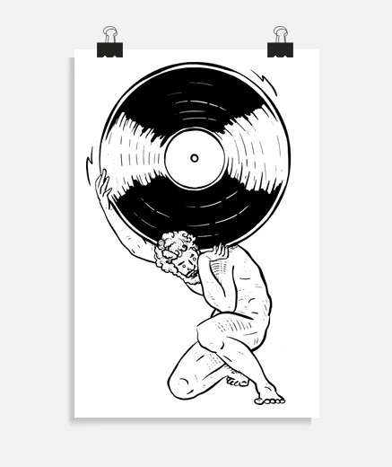 Poster atlas vinyl