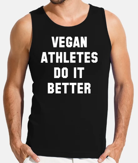 Camiseta atletas veganos lo hacen mejor