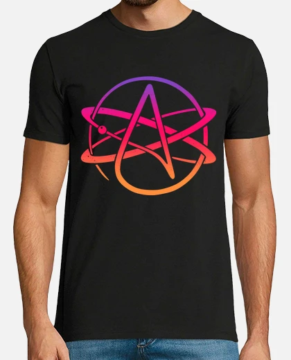 Camiseta átomo del ateísmo ateos religión ciencia soy símbolo ateo
