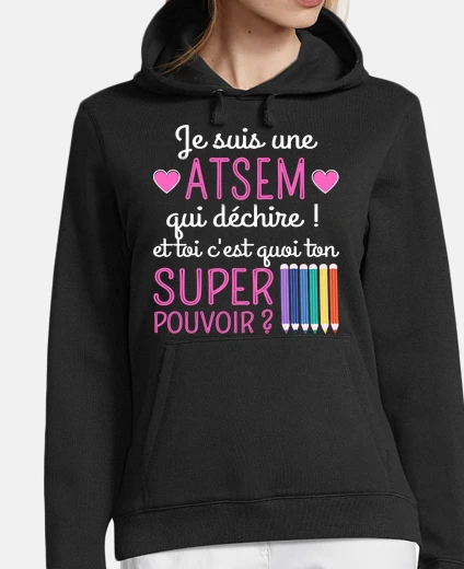 Felpa atsem che strappa umorismo regalo atsem