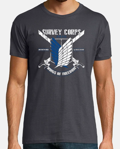 T-shirt attack a titan scout legion attacco ai titani scout corps - t- t-shirt