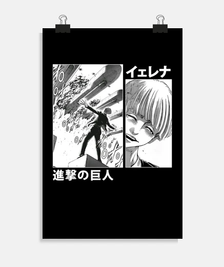 Poster Attack On Titan aot anime yelena manga