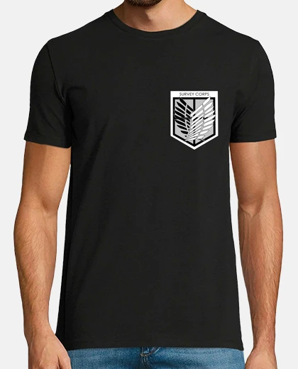 Camiseta attack on titan survey corps