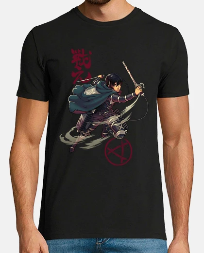 Tee-shirt Attaque de Mikasa sur les Titans