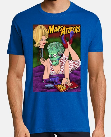 Tee-shirt attaques sur mars