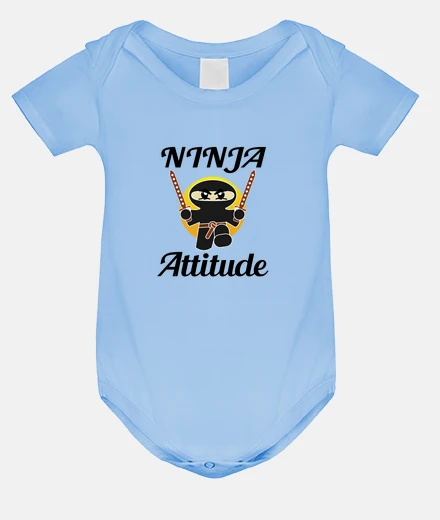 Abbigliamento atteggiamento ninja - messaggio umorist