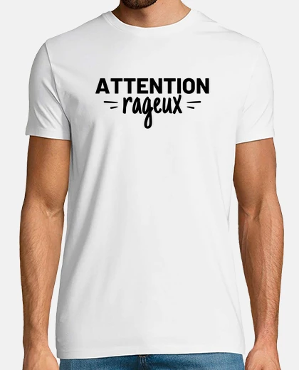 Tee-shirt attention rageux