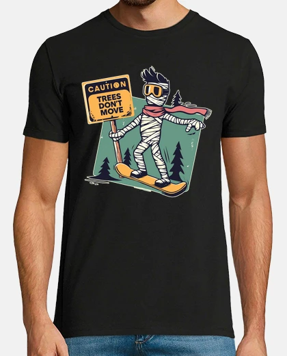 T-shirt attenzione gli alberi non si muovono