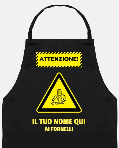 attenzione nome ai fornelli