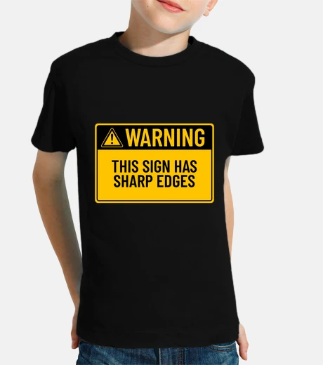 Abbigliamento Attenzione questo cartello ha bordi tag