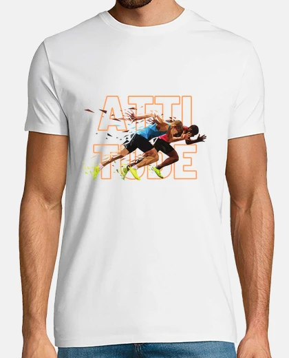 Tee-shirt attitude exécutant ítacaprints