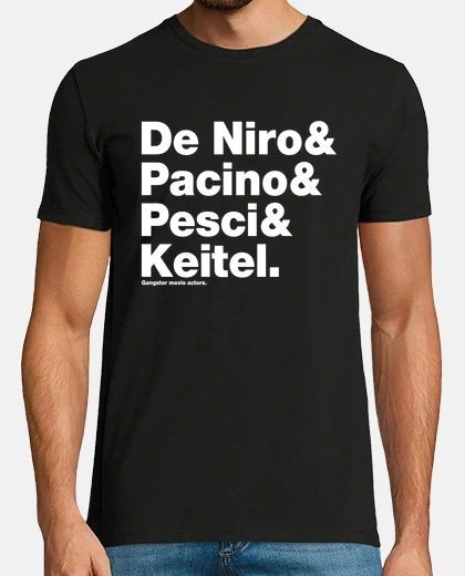 T-shirt attori di film gangster