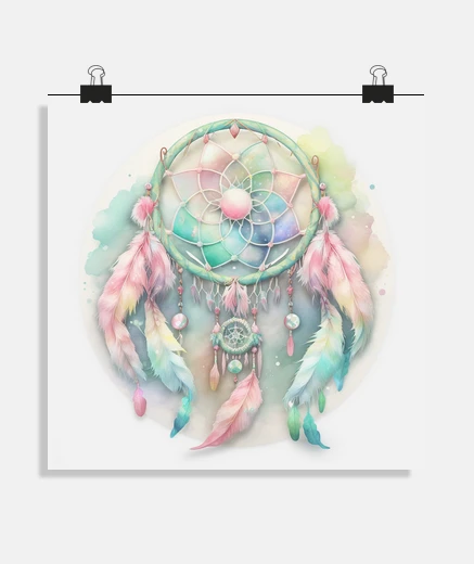 Poster attrape-rêves