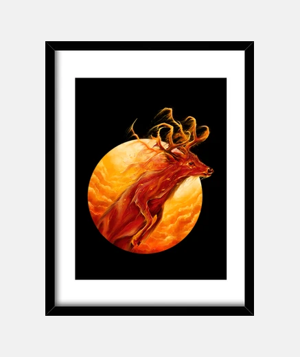 Quadro attraverso il fuoco
