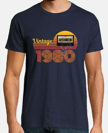 T-shirt audio vintage 1980