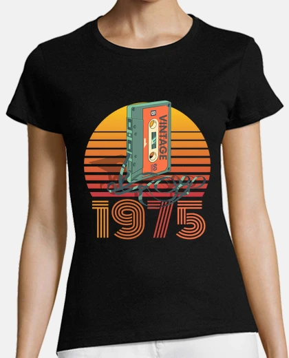 T-shirt audiocassetta vintage