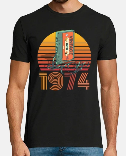 T-shirt audiocassetta vintage