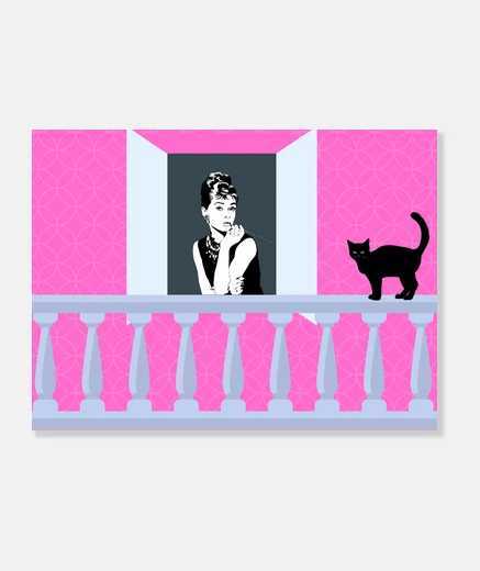 Wall audrey hepburn
